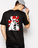 Broon Men Black Printed Round Neck T-Shirt