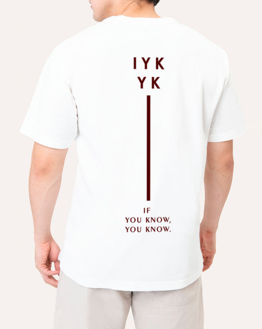 Broon Men White Printed Round Neck T-Shirt