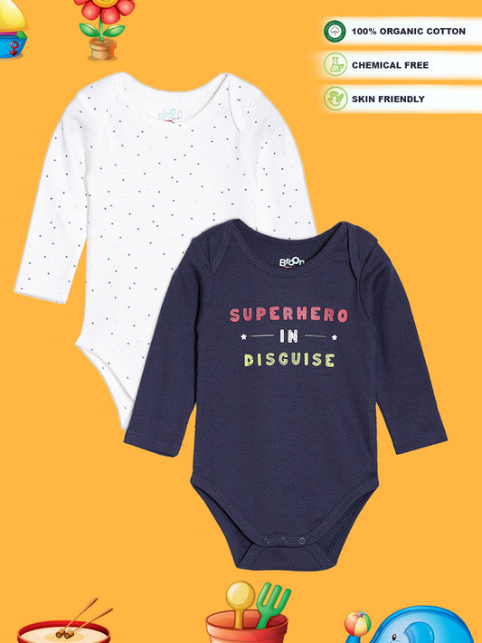 Broon Infant Baby Organic Cotton Full Sleeve Bodysuit