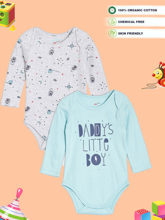 Broon Infant Baby Organic Cotton Full Sleeve Bodysuit