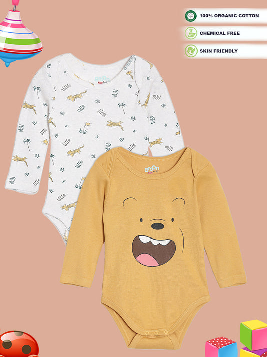 Broon Infant Baby Organic Cotton Full Sleeve Bodysuit