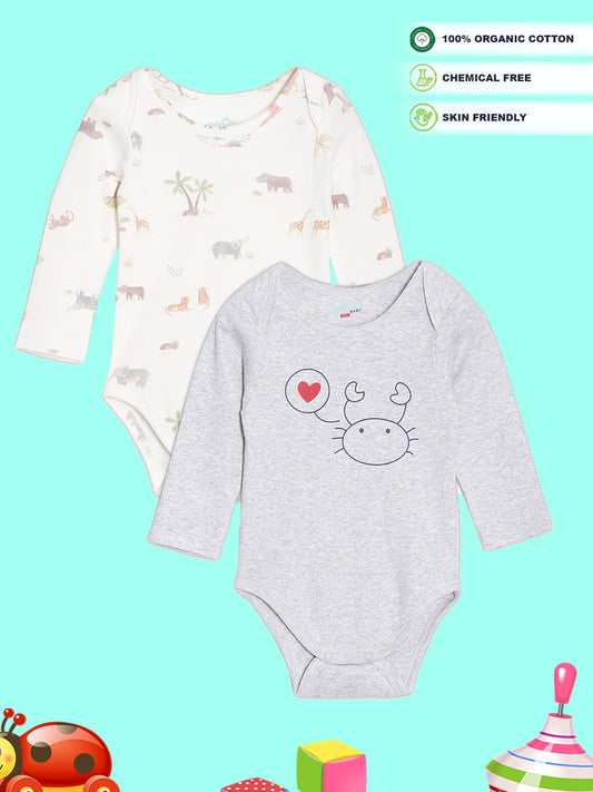 Broon Infant Baby Organic Cotton Full Sleeve Bodysuit