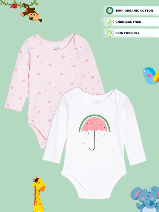 Broon Infant Baby Organic Cotton Full Sleeve Bodysuit