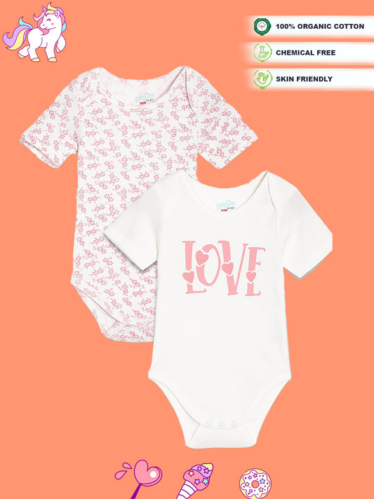 Broon Infant Baby Organic Cotton Short Sleeve Bodysuit