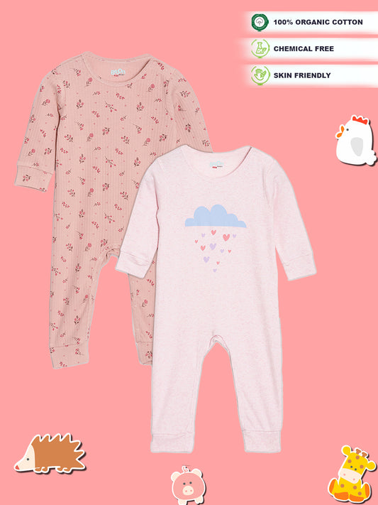 Broon Infant Baby Organic Cotton Full Sleeve Sleepsuit