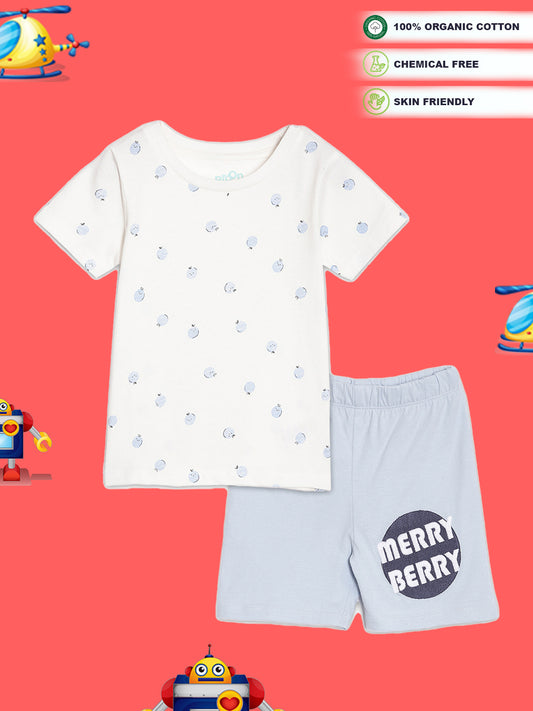 Broon Infant Baby Organic Cotton T-shirt & Shorts