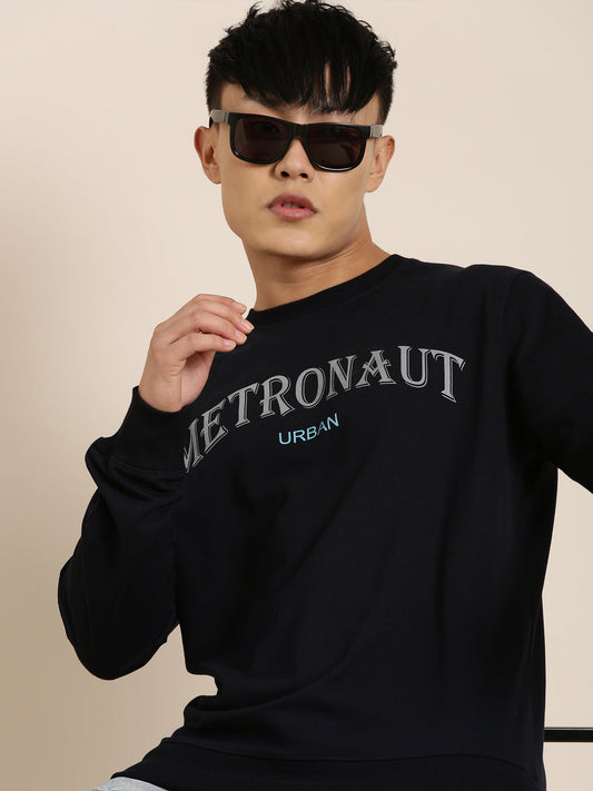 Men's Solid Round Neck Full Sleeve Sweatshirt
