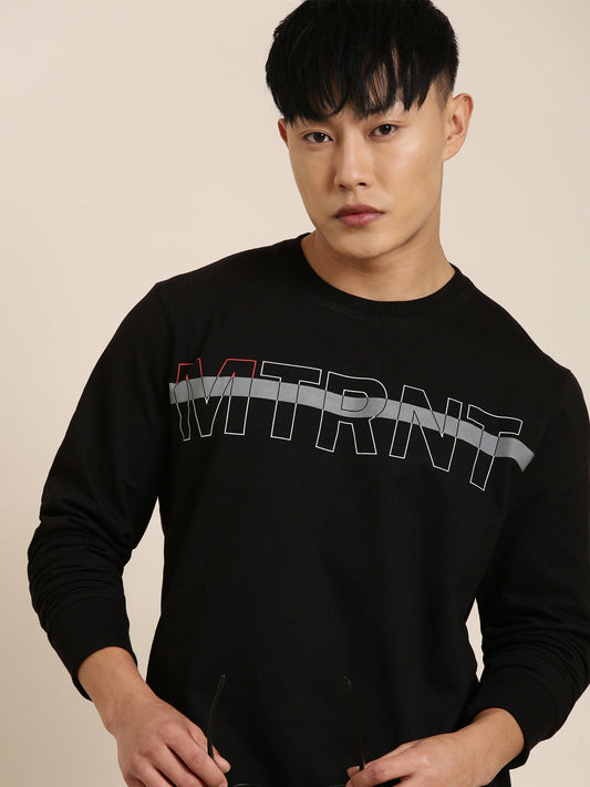 Men's Solid Round Neck Full Sleeve Sweatshirt