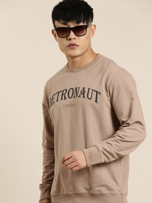 Men's Solid Round Neck Full Sleeve Sweatshirt
