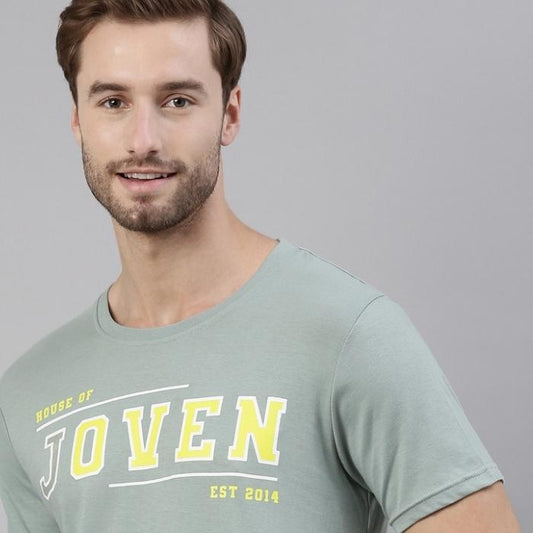 JOVEN MEN PRINTED T-SHIRT