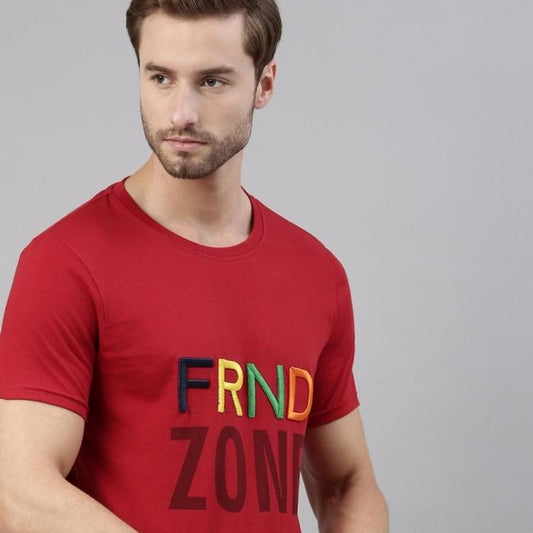 JOVEN MEN PRINTED T-SHIRT