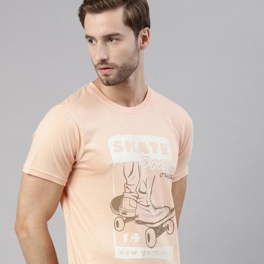 JOVEN MEN PRINTED T-SHIRT