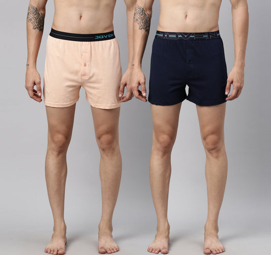 JOVEN MEN FIT ME BOXER SHORTS - PACK OF 2