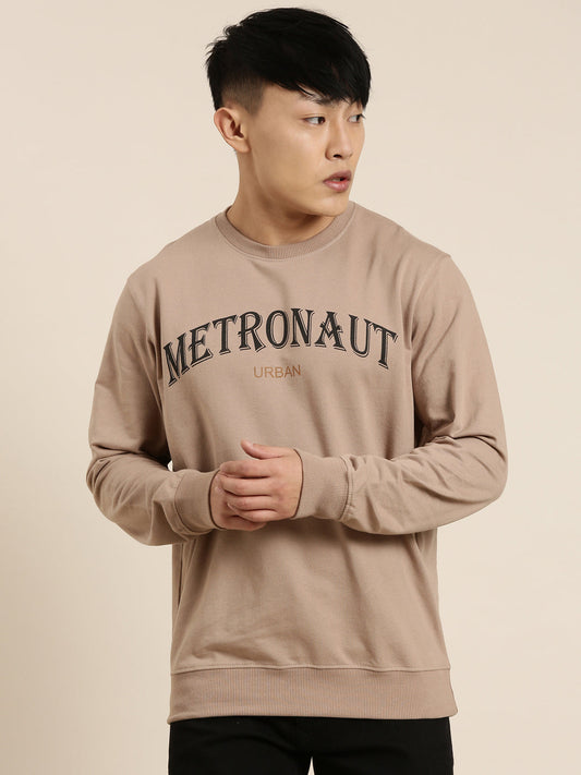 Men's Solid Round Neck Full Sleeve Sweatshirt