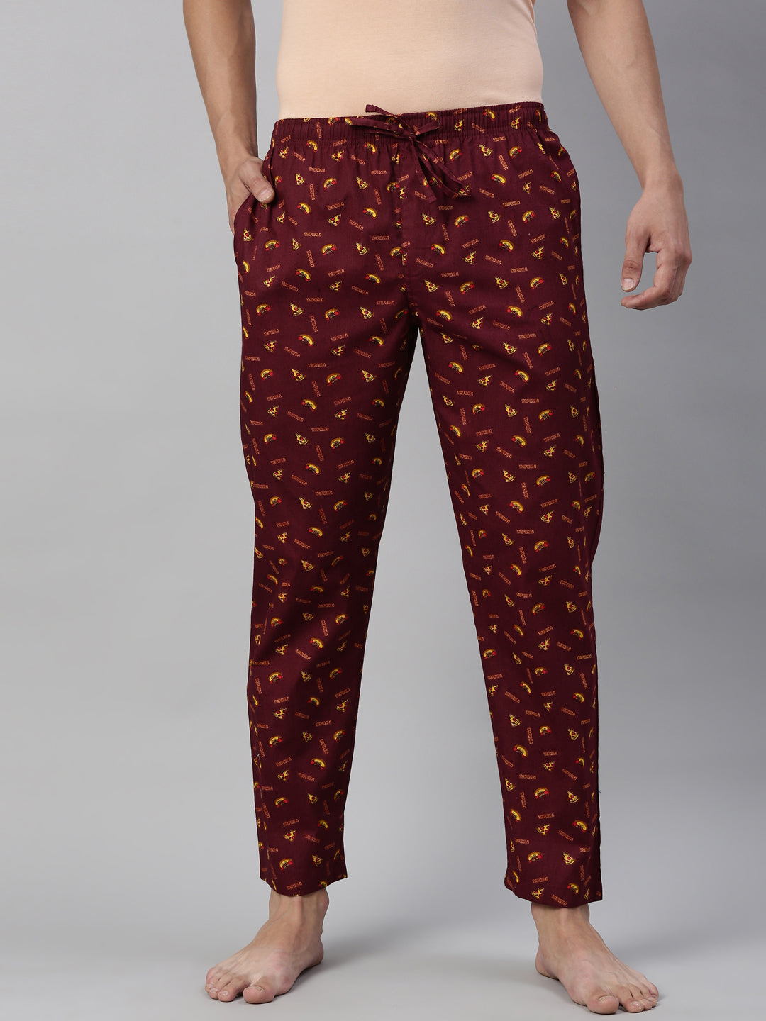 JOVEN MENS PRINTED PYJAMAS