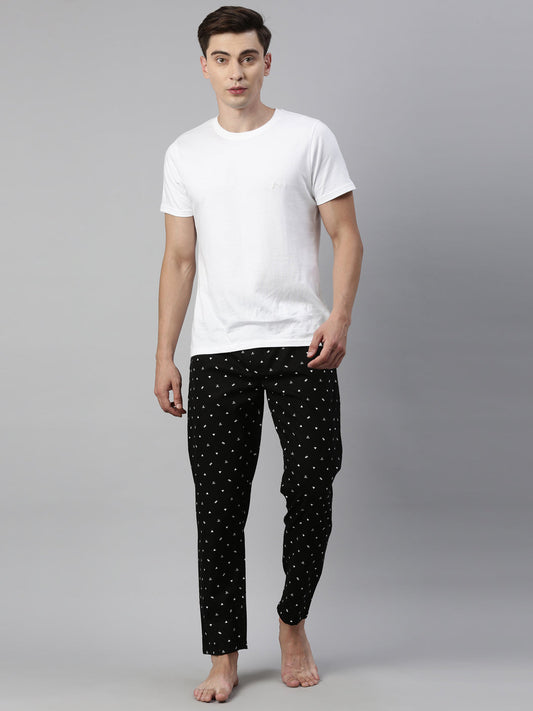 JOVEN MENS PRINTED LOUNGE SET