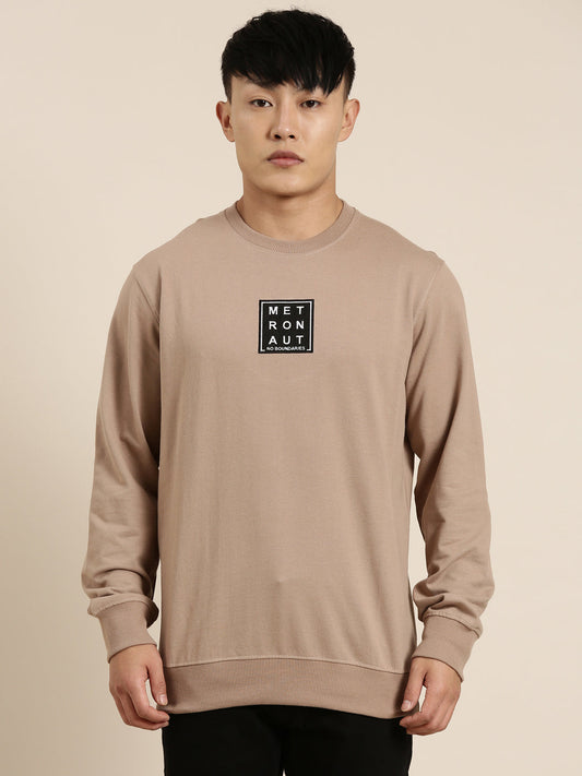 Men's Solid Round Neck Full Sleeve Sweatshirt