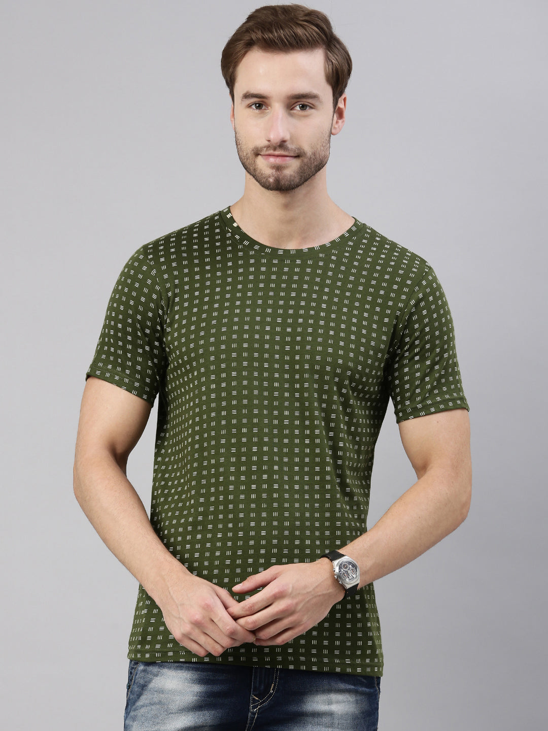 JOVEN MEN PRINTED T-SHIRT