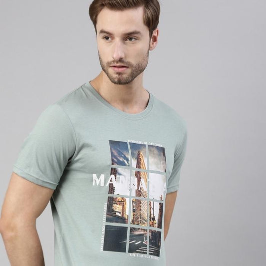JOVEN MEN PRINTED T-SHIRT