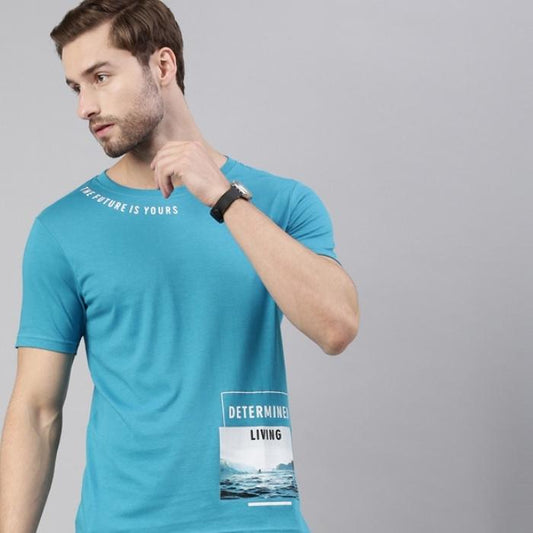 JOVEN MEN PRINTED T-SHIRT