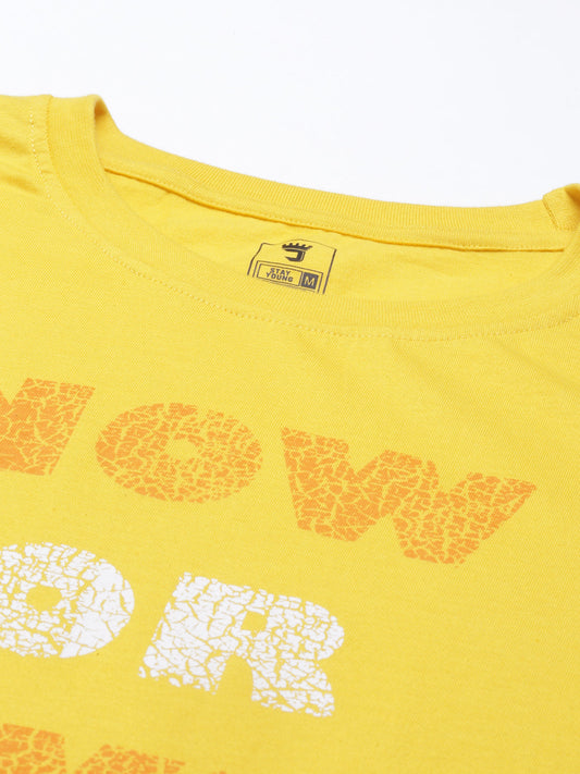 JOVEN MEN PRINTED T-SHIRT