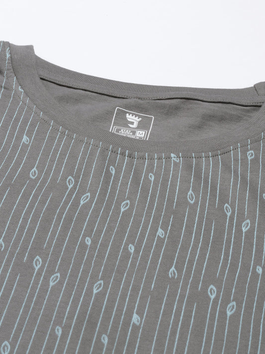 JOVEN MEN PRINTED T-SHIRT