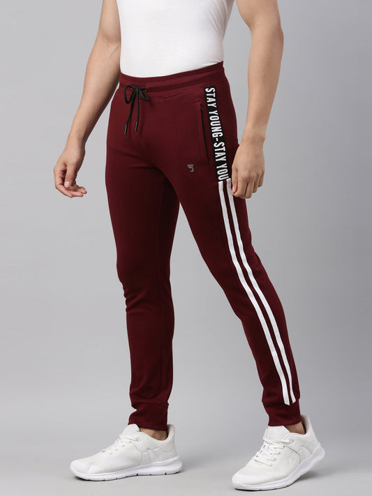 JOVEN MENS SOLID TRACK PANTS