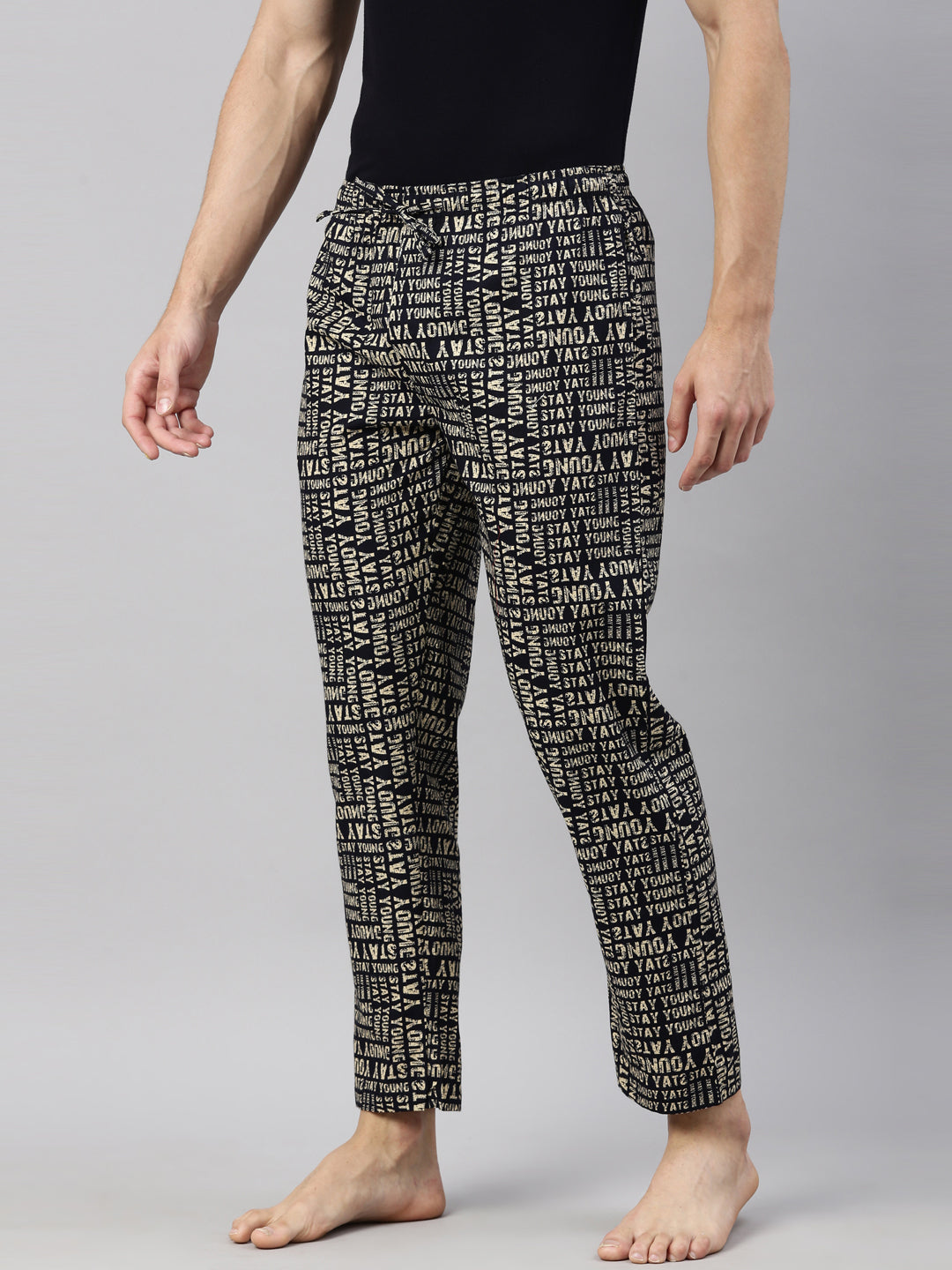 JOVEN MENS PRINTED PYJAMAS