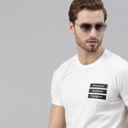 JOVEN MEN PRINTED T-SHIRT