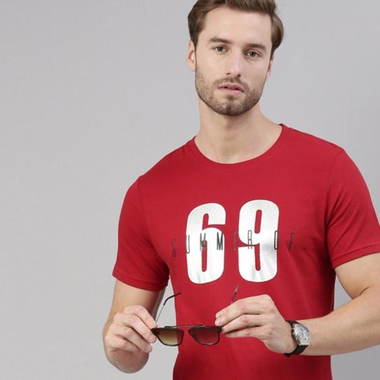 JOVEN MEN PRINTED T-SHIRT