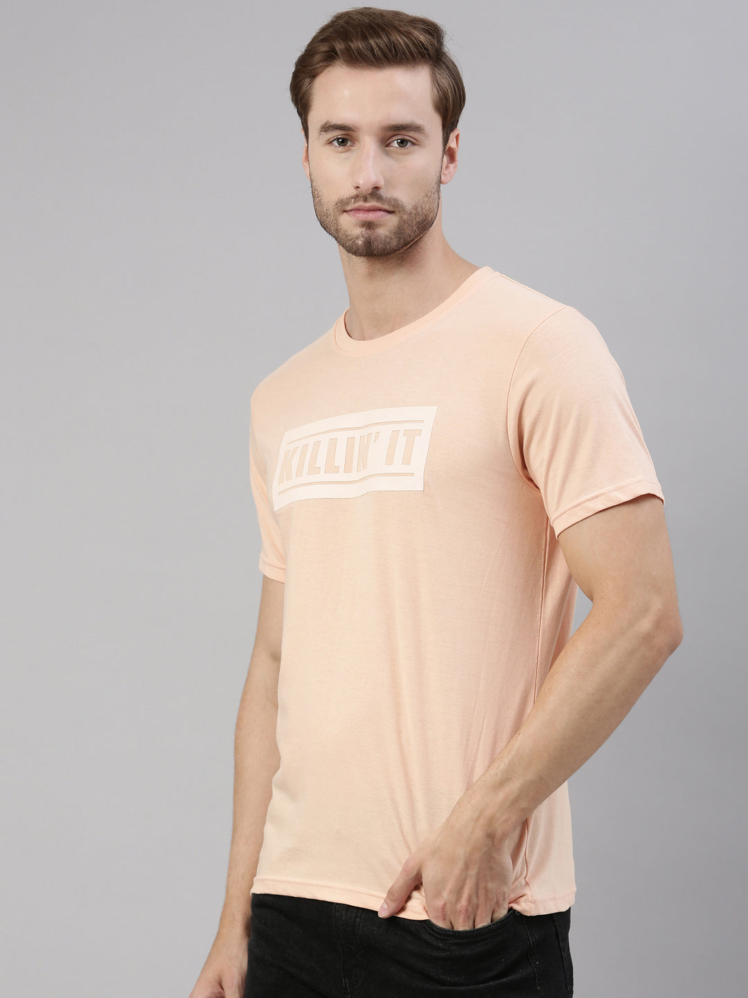 JOVEN MEN PRINTED T-SHIRT