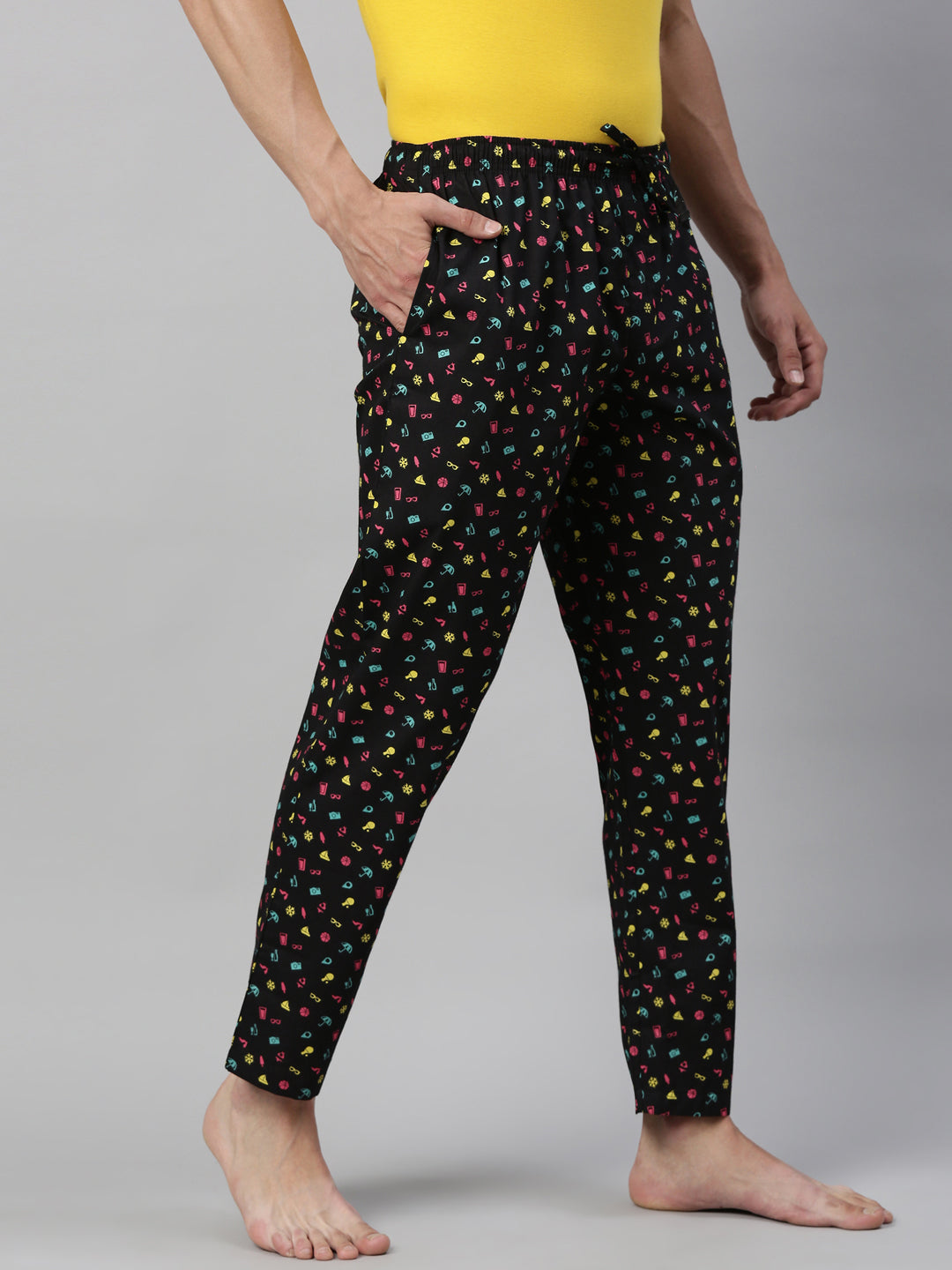 JOVEN MENS PRINTED PYJAMAS