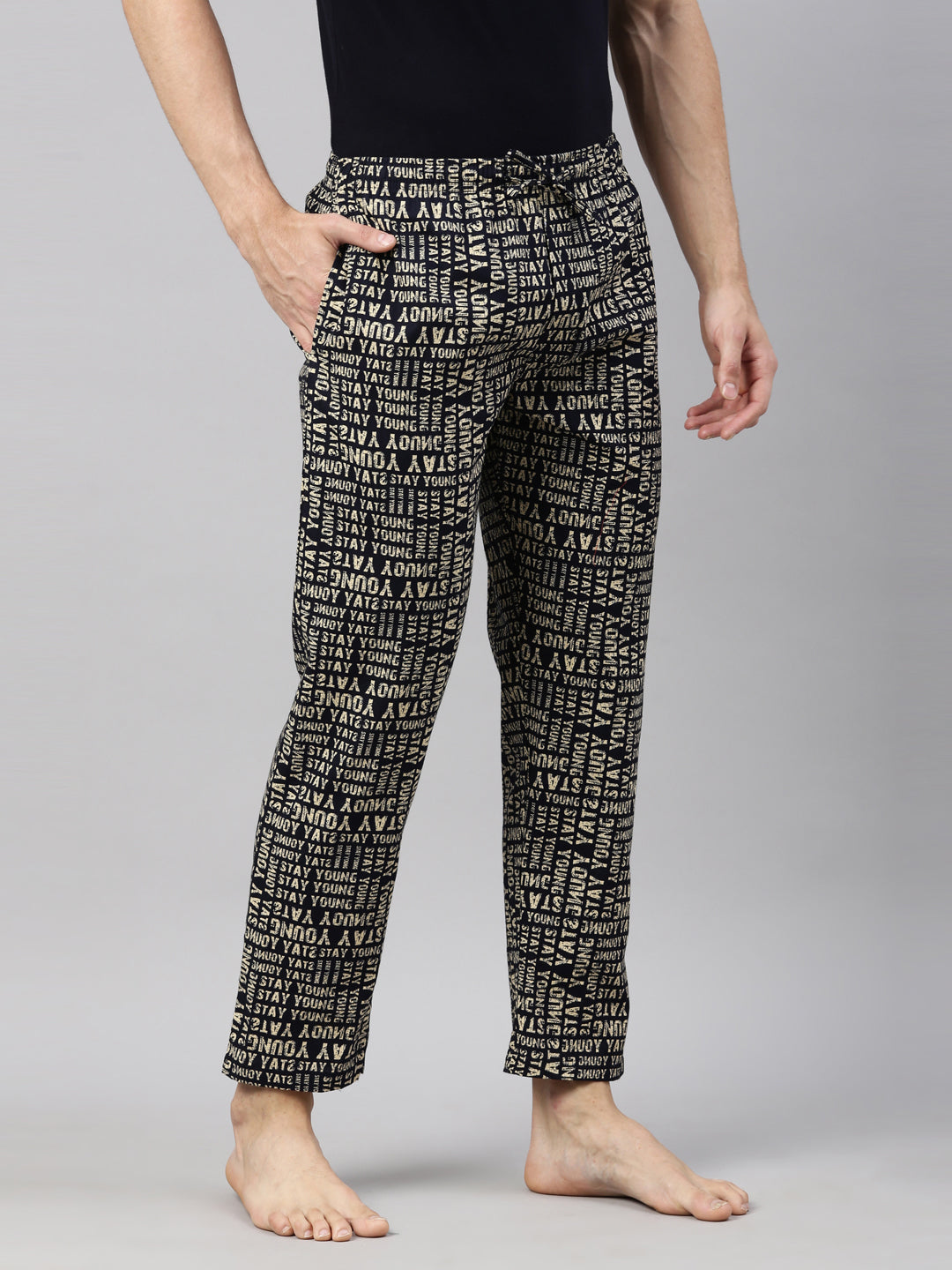 JOVEN MENS PRINTED PYJAMAS