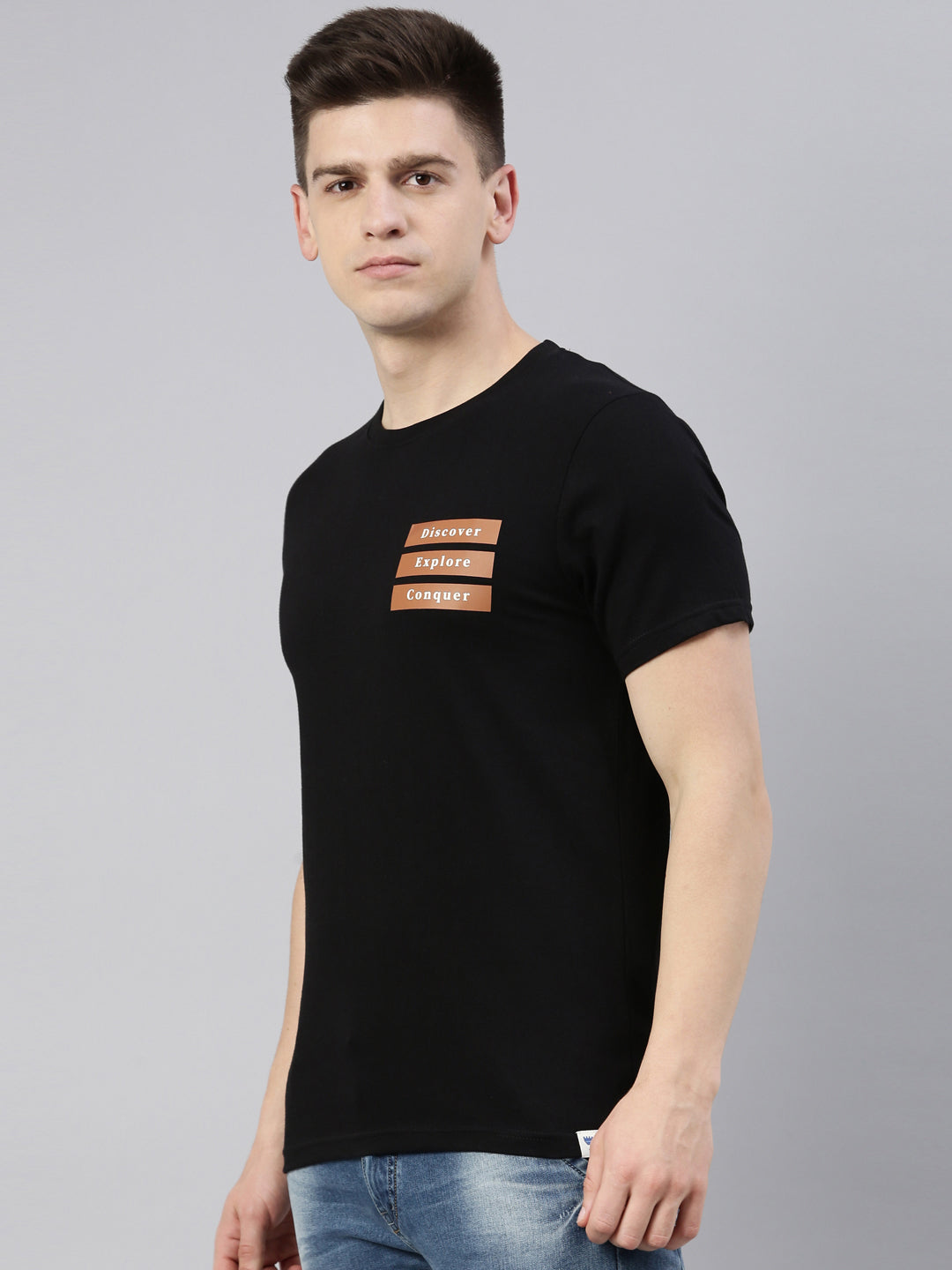 JOVEN MEN PRINTED T-SHIRT