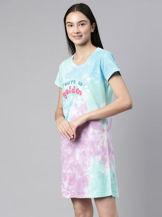 CURARE WOMENS TIE-DYE LONG TEE