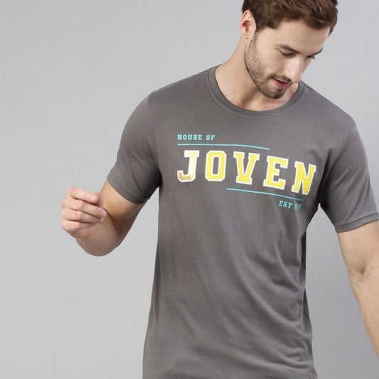 JOVEN MEN PRINTED T-SHIRT