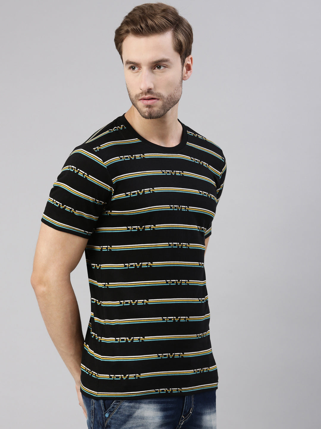 JOVEN MEN PRINTED T-SHIRT