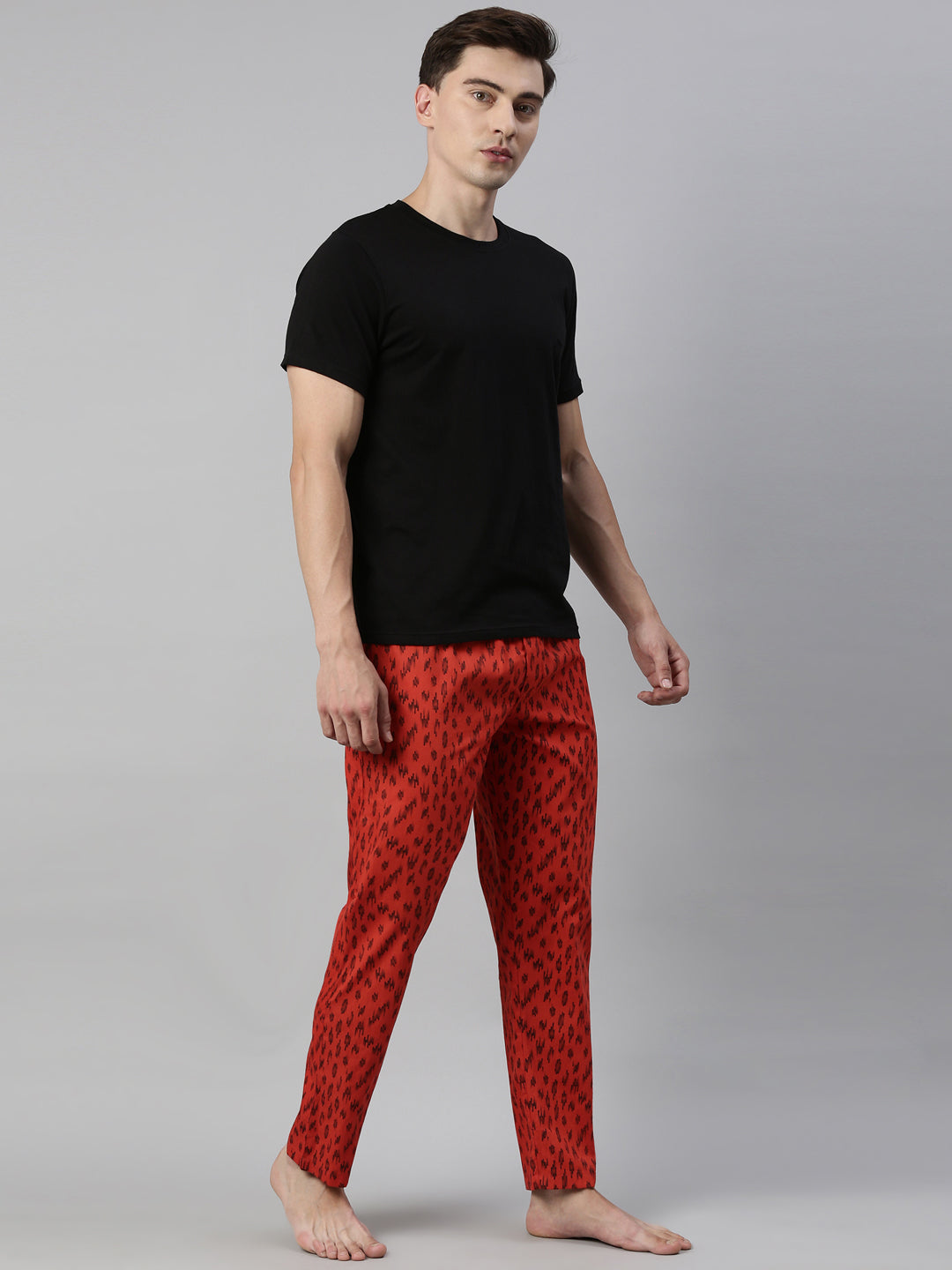 JOVEN MENS PRINTED LOUNGE SET