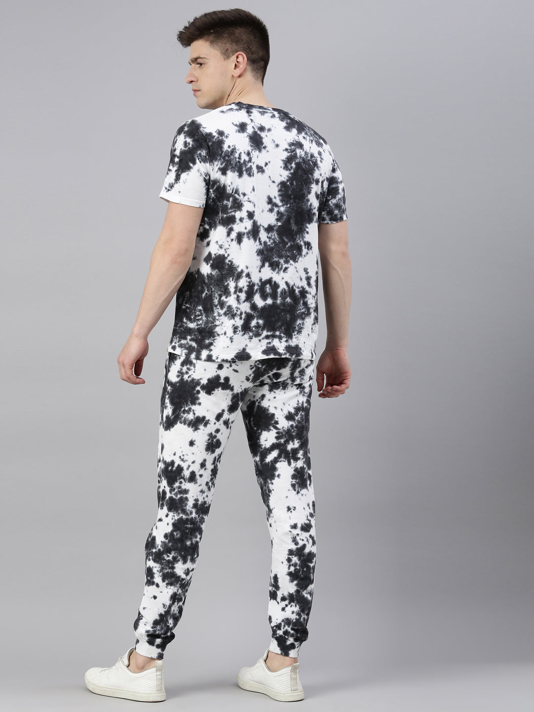 JOVEN MENS TIE-DYE CO-ORDINATED SET(T-SHIRT AND PANT)