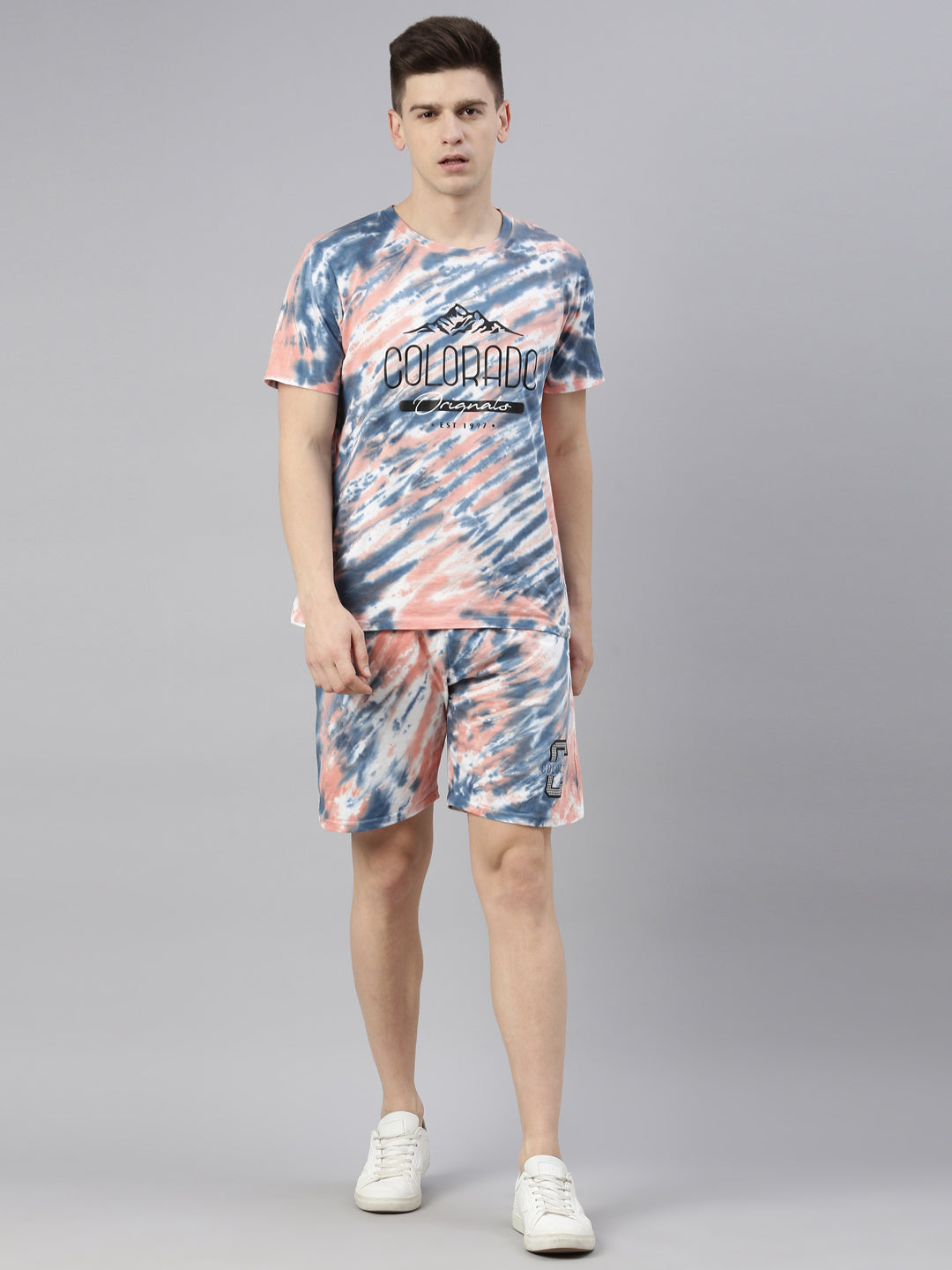 JOVEN MENS TIE-DYE SHORTS(SHORTS ONLY)