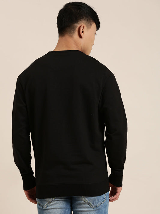 Men's Solid Round Neck Full Sleeve Sweatshirt
