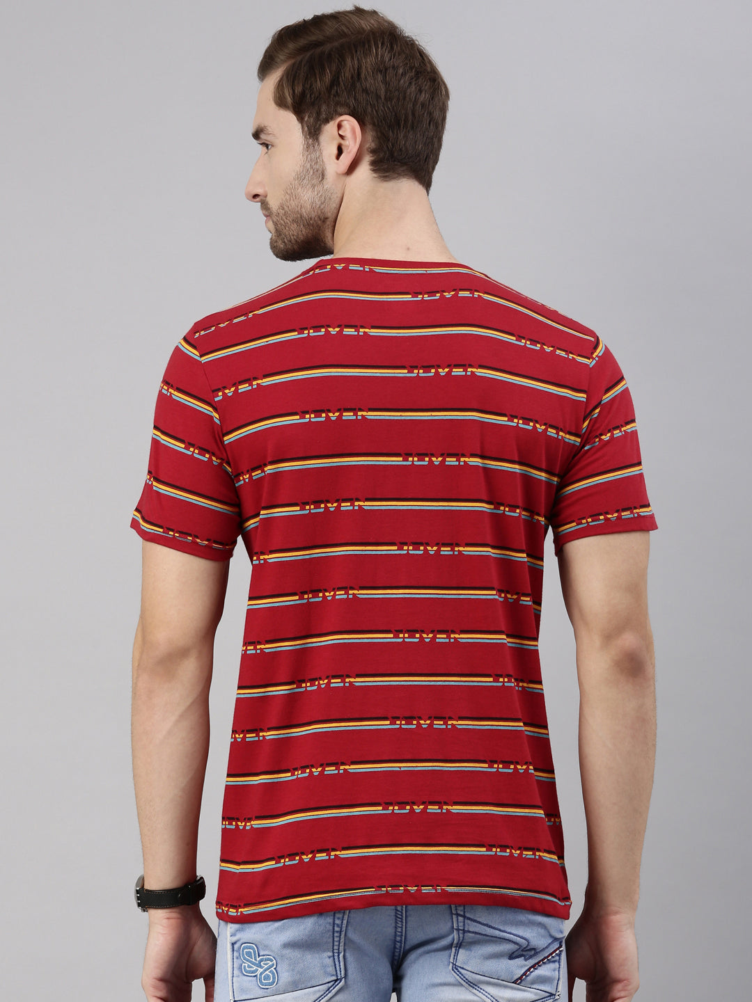 JOVEN MEN PRINTED T-SHIRT
