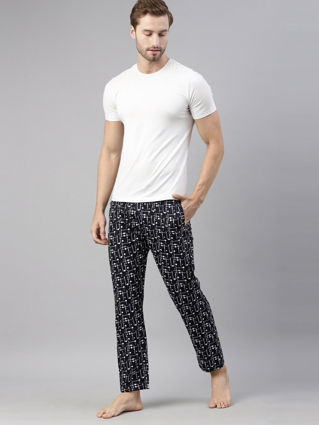 JOVEN MENS PRINTED PYJAMAS