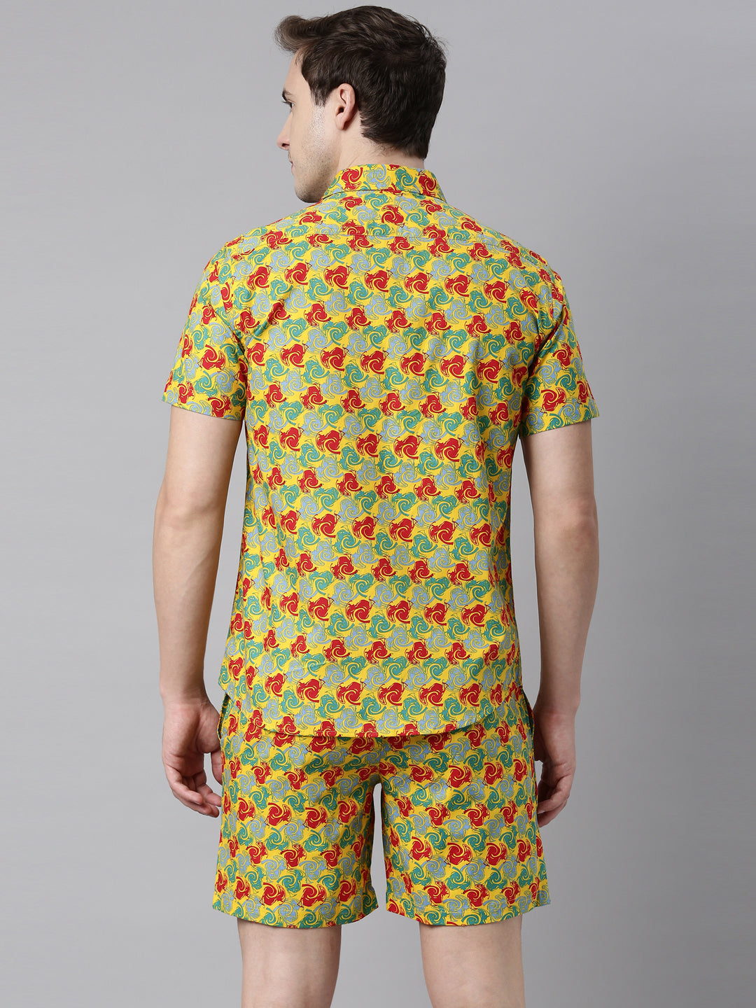 ABSTRACT PRINT JOVEN MEN CO-ORDINATED SET
