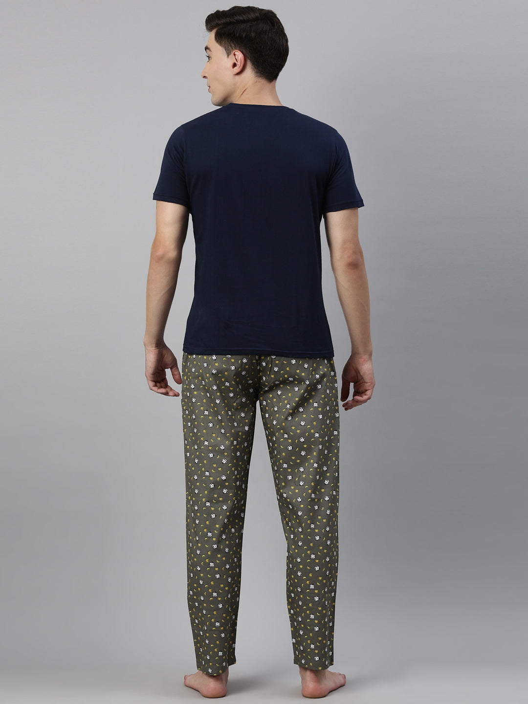JOVEN MENS PRINTED LOUNGE SET