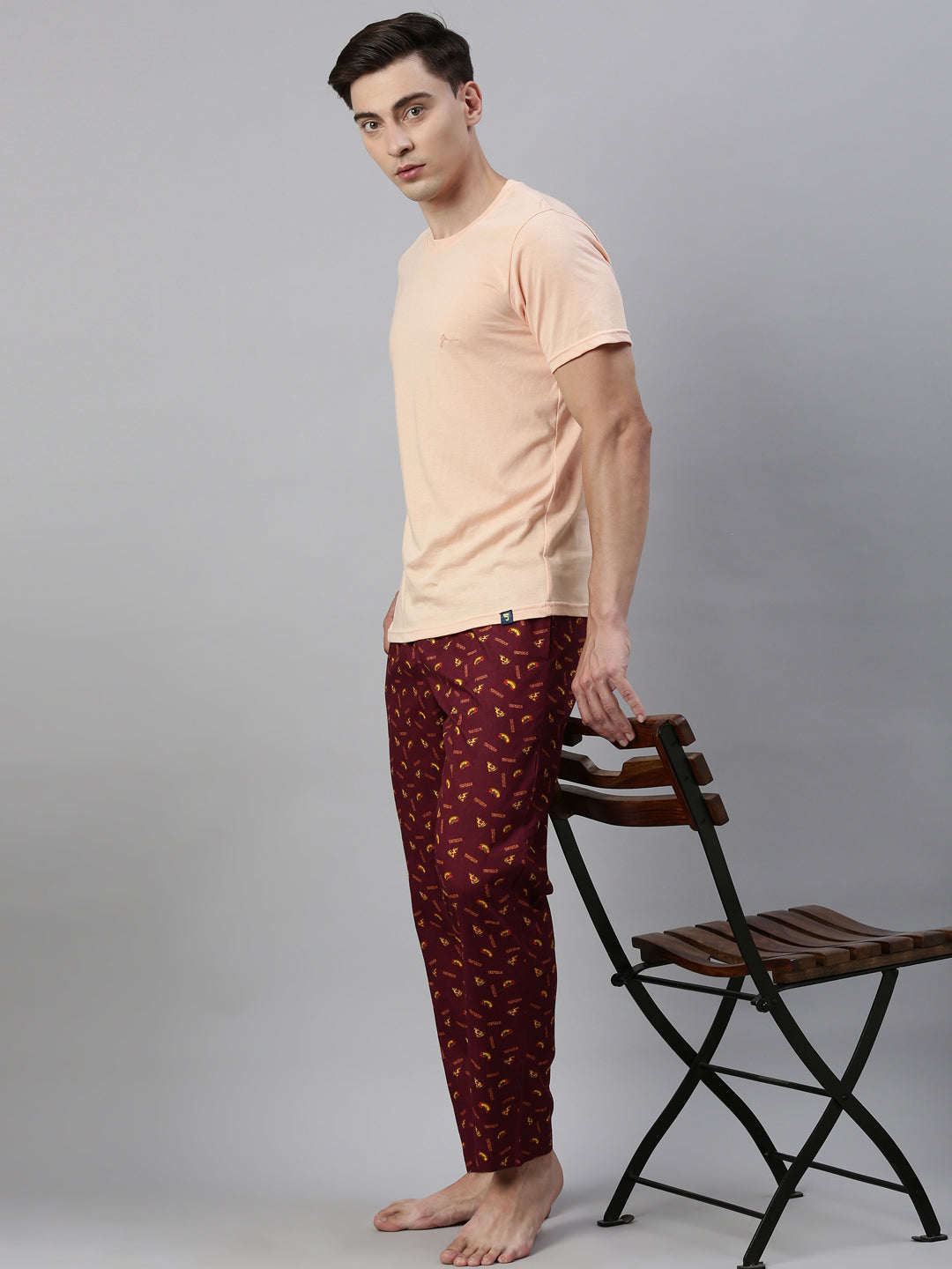 JOVEN MENS PRINTED PYJAMAS
