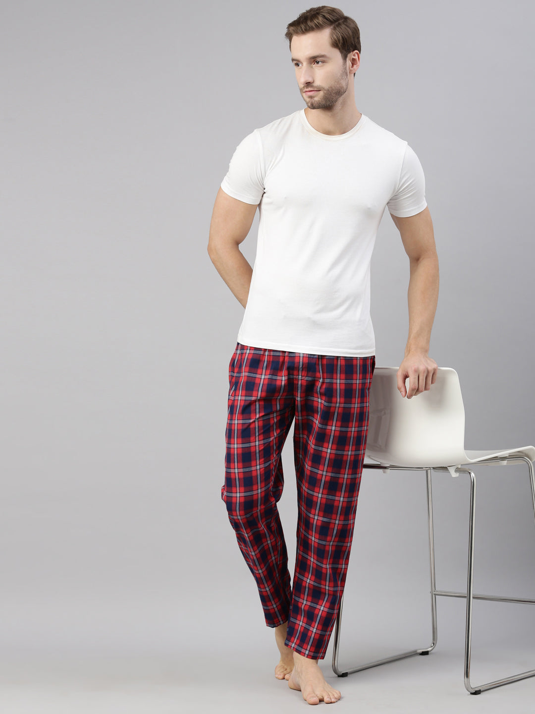 JOVEN MENS CHECKED PYJAMA