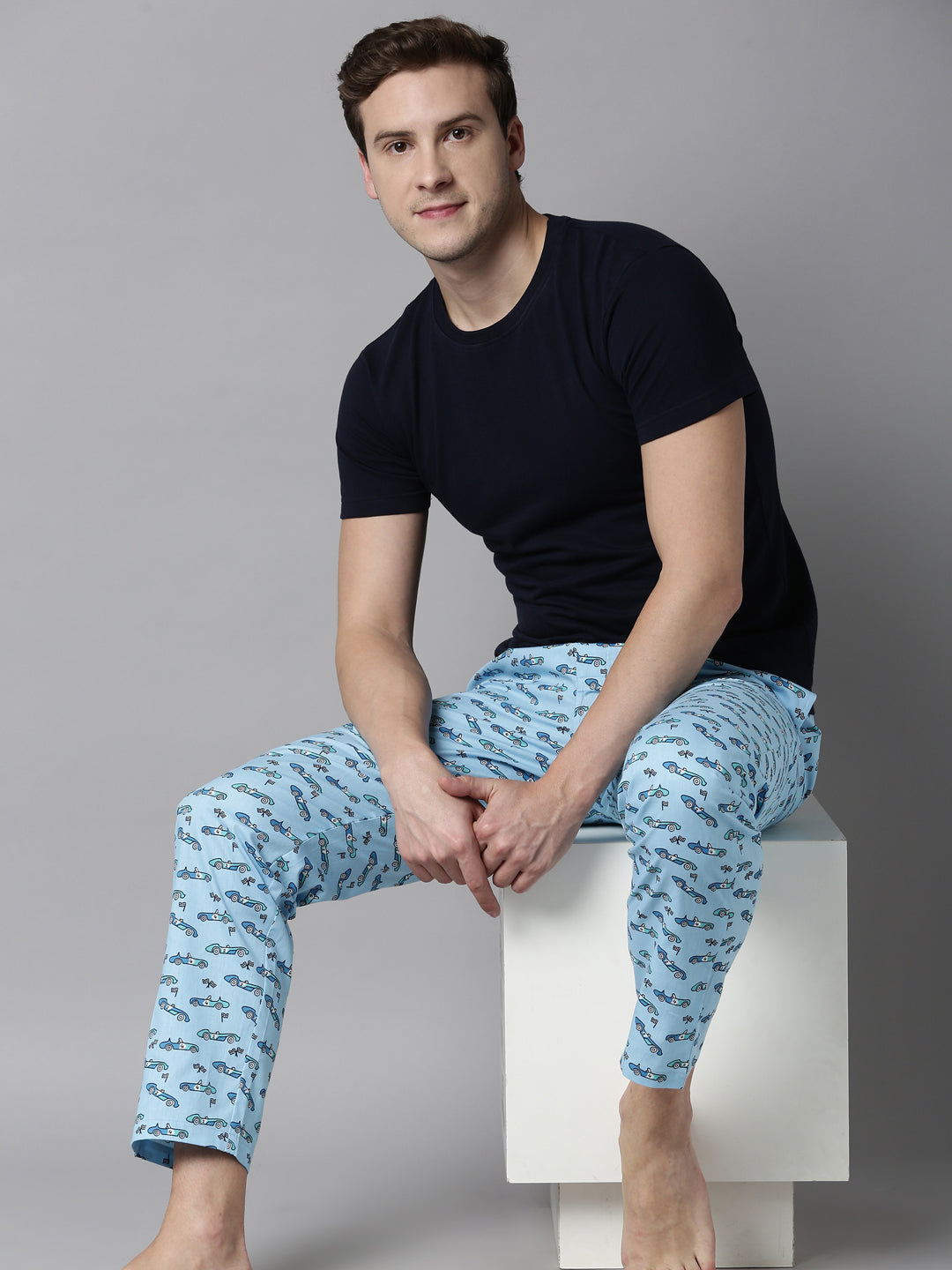 JOVEN MENS PRINTED PYJAMA