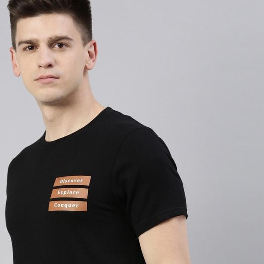 JOVEN MEN PRINTED T-SHIRT