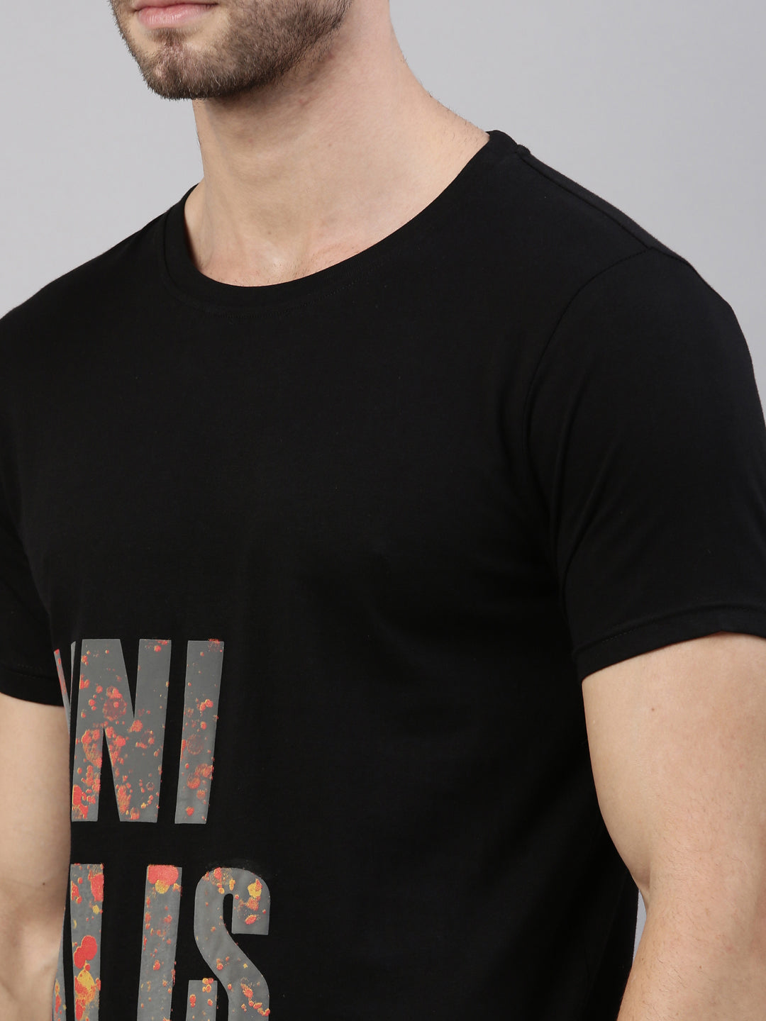 JOVEN MEN PRINTED T-SHIRT